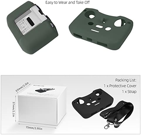 Câmera para drones apenas adequada para Mini3 Pro Drone Remote Control Silicone Protective Sleeve para enviar o Lanyard