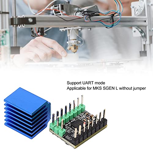 Placa do motorista do motor da impressora, 5 Conjunto 5.5-38V 256 Subdivisões Boas ligas de alumínio do motorista de motor de dissipação de calor para substituição