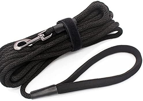 Careble Dog Leash Long Líder Obediência Recamão Treinamento Agilidade Puppia Verificação Caper de Cordamento de 15 pés 30 pés