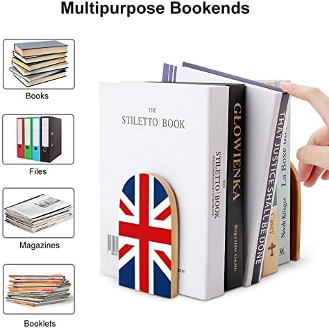 British Flag Wooden Booken Livro