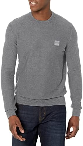 Suéter de logotipo de algodão de algodão masculino masculino