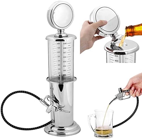 Decanter de uísque de bomba a gás - 1000cc de bebida de pistola única de bebida com bebida alcoólica Distribuidor de cerveja de