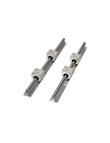 Rail linear CNC Peças SBR25 25mm, 2pcs 750mm 29.528 polegadas + 4pcs SBR25UU TRILOS LINELOS TOLOSO SUPORTADOS E ROLOS LINHO