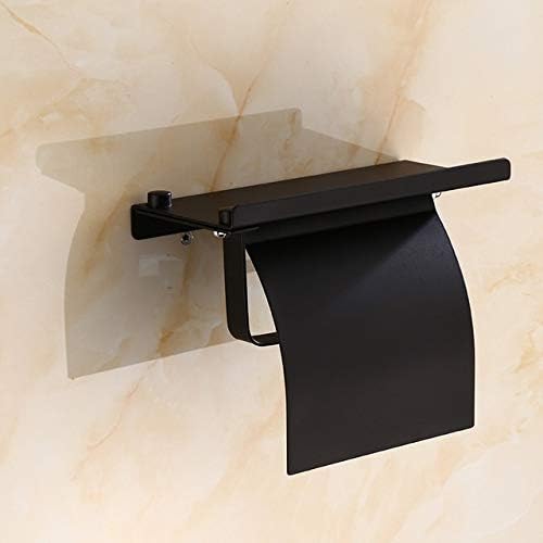 KLHHG Concise Mount Mount Highet Papel Hotor Banheiro 4 Coloras de cor de aço inoxidável Rolo de papel com prateleira