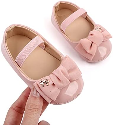 Baby Girls Dress Sapatos Mary Jane Jane Casamento Damas de Brides Slip-On Ballet? Lats Sapatos Sapatos de festa