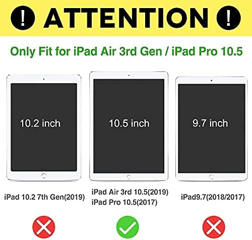Procase iPad Air 3 10.5 2019 / iPad Pro 10.5 2017 Pacote Blue Slim Hard Shell