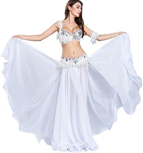 Trajes da dançarina de barriga da Royal Smeela para mulheres sutiã de dança da barriga e chiffon belly dança de saia