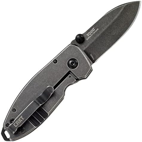 Faca de bolso dobrável de lula Crkt: compacto Faca de utilitário Edc EDC com lâmina de aço inoxidável e maçaneta de moldura e