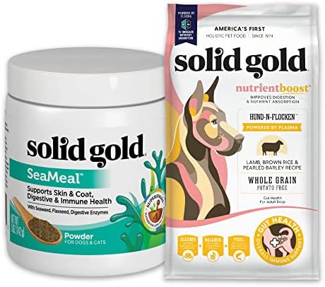 Alimentos para cães secos de ouro sólido para cães adultos e seniores - nutrientboost hund -n -flocken alimentos para cães saudáveis