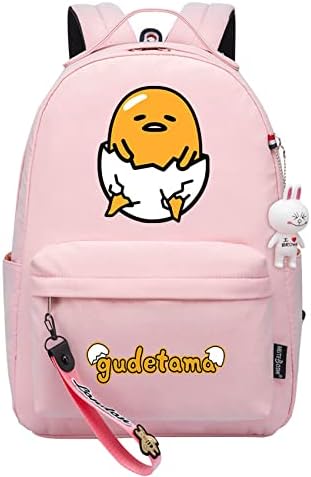 GENGX KIDS GUDETAMA GRAPHIC Travel Kaps, aluno de volta ao livro da escola, mochila da escola leve para meninas, criança