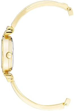 Anne Klein Women's Premium Crystal Accent Bangle Watch and Bracelet Set, AK/2238