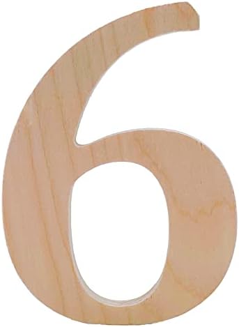 Número de madeira de 4 polegadas espesso de 4 polegadas - cortado do compensado de bétula do Báltico, este número grosso de madeira