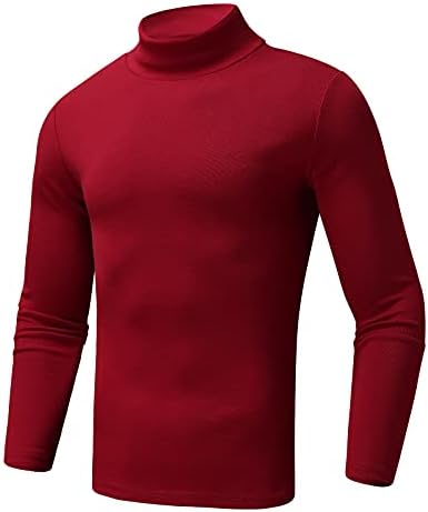 Color mola de mola fina de manga superior outono casual longo e pulôver masculino masculino masculino masculino masculino camiseta
