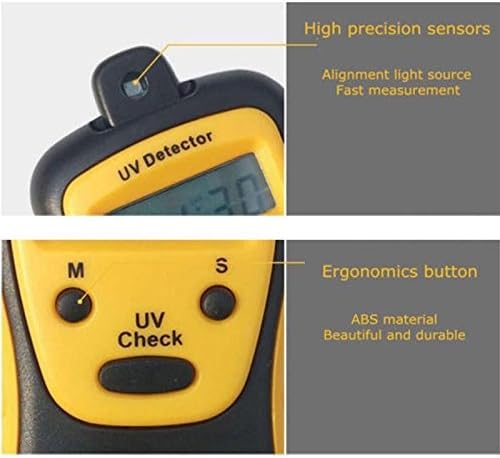 Testador de força de força UV de alta precisão Fotômetro de medição UV para mulheres, meninas, fãs de cuidados com a pele