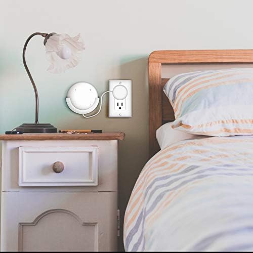 Geekria Mount Mount Compatível com o Google Nest Wi-On Supply Point, prateleira de suporte para salvamento de espaço ABS, o suporte