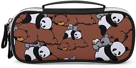 Urso panda koala capa de lápis de grande capacidade bolsa de lápis para bolsa de maquiagem de bolsa de maquiagem de