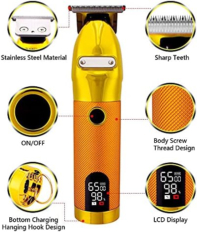 Mayit Hair Clippers para homens, barbeiro profissional Clipper Trimmer barbeador elétrico para homens aparador para homens Máquina