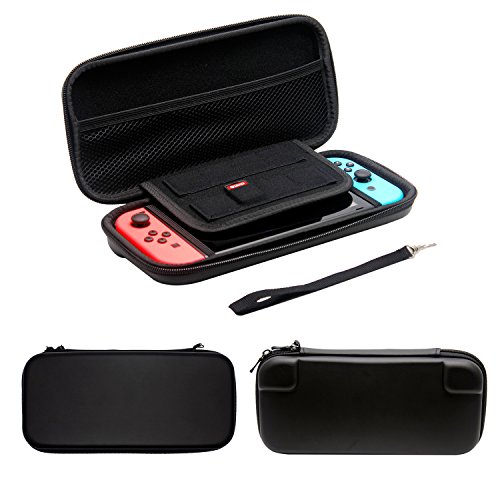 Caixa de transporte para Nintendo Switch SH-NIN EVA EVA Protetive Storage Bag com 10 titulares de jogos