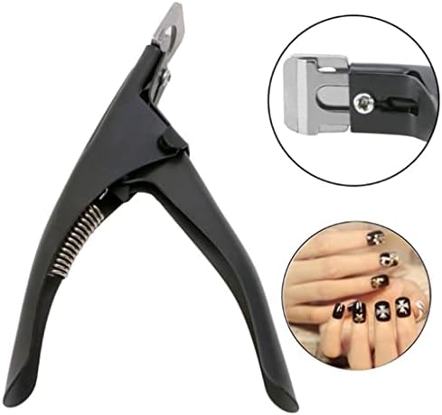 Dnats acrílico falsa unhas falsas dicas de manicure cortter clipper ferramenta aço inoxidável
