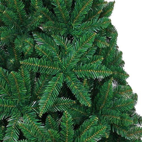 Shatchi Bushy Imperial Pine Deluxe Tree de Natal de Deluxe Dicas de Ponto de Lápis com Decorações de Home de Metal Stand Xmas, PVC,