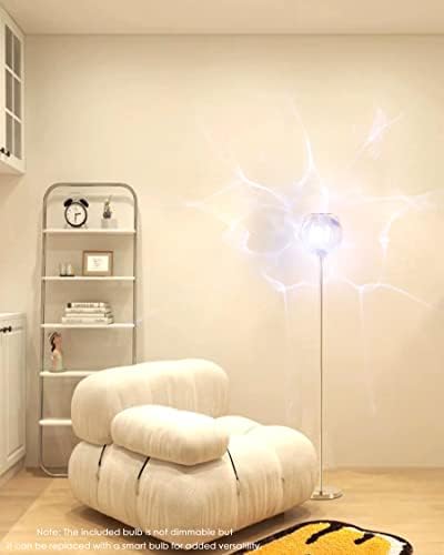 Lâmpada de piso de Yomony - Vidro aberto leve com BLUB para sala de estar, quarto, escritório