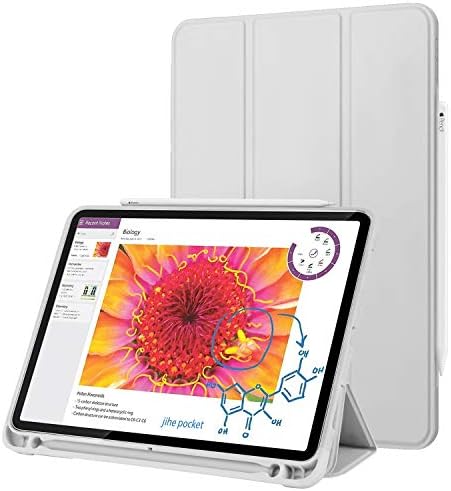 Caso para iPad Pro 11 Caso 2020 com porta -lápis, cobertura de suporte inteligente de proteção de corpo inteiro com TPU