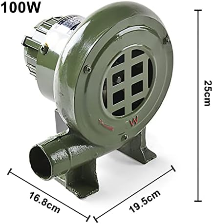 Blacksmith Forge Blower, para caldeira, lareira, alta eficiência, grande volume de ar, ventilador de ferro fundido centrífugo 40w-100w