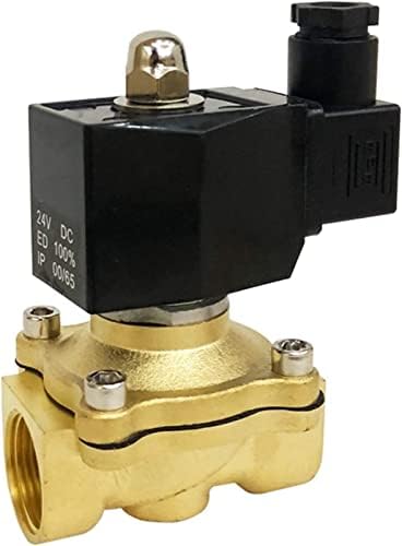 Válvula de gás solenóide elétrico Zaahh 1/4 3/8 1/2 3/4 1 polegada normalmente fechada pneumática de água de óleo