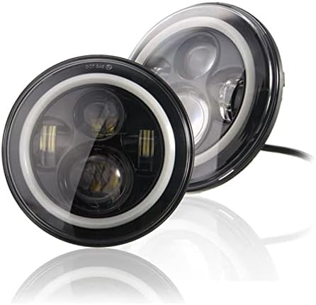 SVEZE 2003-2009 Compatível com Hummer H2 Rodada 7 polegada LELIGHT LEALIGHT COM DRL WHITE HALO RING FOG LUZES REFIT ACESSORES