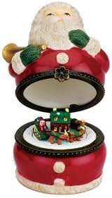 Sr. Christmas Mini Porcelana Papai Noel Caixa de música 15003