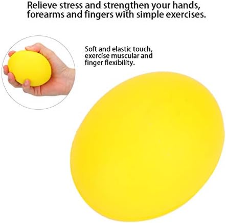 Bola de aperto de silicone ymiko, 2pcs de força do dedo da mão Massagem Exercício