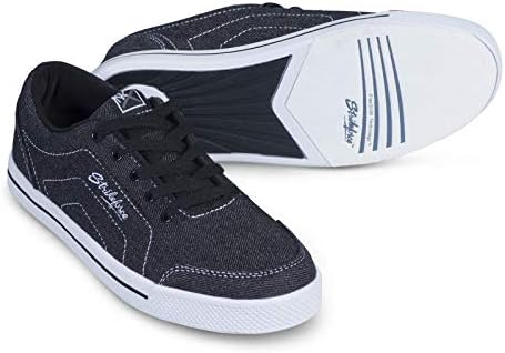 Sathforce Laguna Black/jeans Sapato de boliche feminino com tecnologia Flexslide para jogadores da direita ou esquerda