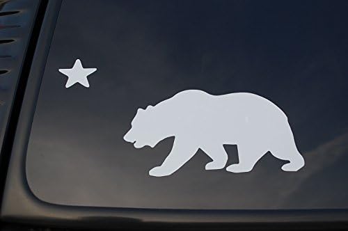 Adesivo de bandeira da Califórnia Vinil Dado Corte Decalel Estado urso Carreçam o tamanho/cor de caminhão de caminhão!
