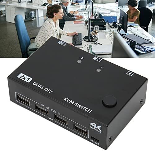 SOOBU DP MONITOR DO MONITOR KVM, Switch USB KVM SUPPORTE DO DISPONIFICAÇÃO Suporte de Display Suporte