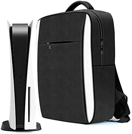 Bolsa de armazenamento de mochila de viagem Popoling para PS5 Console Bolsa de Proteção de Bolsa de ombro para Ps5 Game Backpack