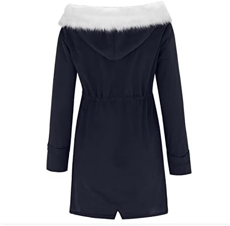 Twgone feminino casacos de inverno Moda de penas quentes plus size cor de cor de luva longa de cor de luva longa de manga comprida