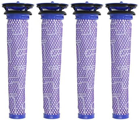 4-Pack 965661-01 Substituição da cabeça do motor do pré-filtro para o vácuo exclusivo Dyson V6 Full Kit-compatível com peças pré-filtro