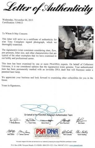Red Sox Tony Conigliaro assinou 11x14 B & W Photo PSA/DNA #U04612 - Fotos de MLB autografadas