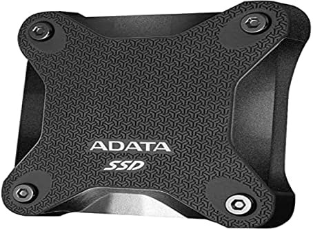 Adata SD600Q 960GB Ultra -velocidade portátil Durável SSD externo - até 440MB/S - 3D NAND USB3.2 Black