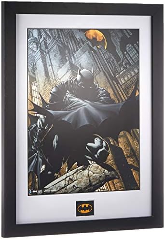 GB EYE LTD PFC814, quadrinhos Batman, perseguidor, impressão emoldurada, 30 x 40 cm, madeira, multi-colorir