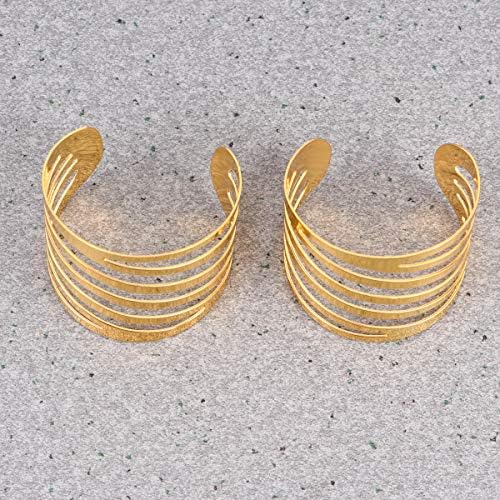 Doitool Rings de guardanapo 6pcs elegantes anéis de guardana