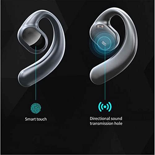 Fones de ouvido Byikun Bluetooth, fones de ouvido sem fio, fones de ouvido de condução óssea de termos, fones de ouvido para jogos