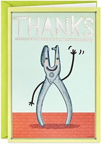 Cartão de sapato Hallmark engraçado cartão de agradecimento