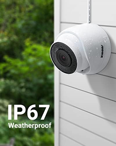 Câmera IP IP de 5MP da ANNKE C500 com lente de 2,8 mm, suporte de câmera de segurança IP trabalha com Alexa, Visão noturna