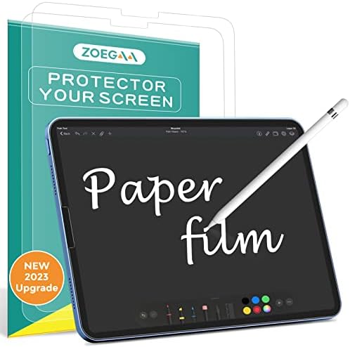 ZOEGAA Nova geração （sem desgaste da ponta） 2 PACK PACKFILM IPAD PRO 12.9 Protetor de tela para iPad Pro 12,9 polegadas