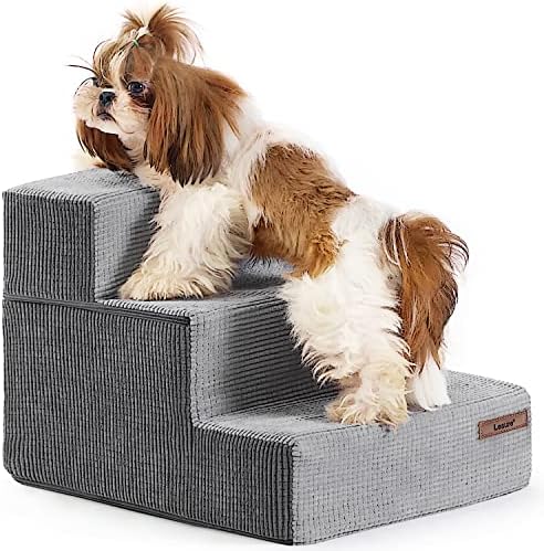 Lesure Stairs para cães pequenos-escadas de animais de estimação para camas e sofá, dobrando degraus de estimação com espuma