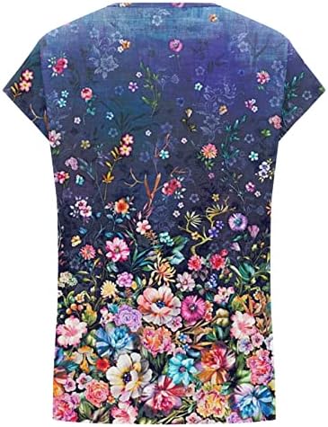 Camiseta curta de verão feminina T-shirt Garota adolescente Torda Tops Casual Casual Fit Blouse Fashion Camisetas camisetas