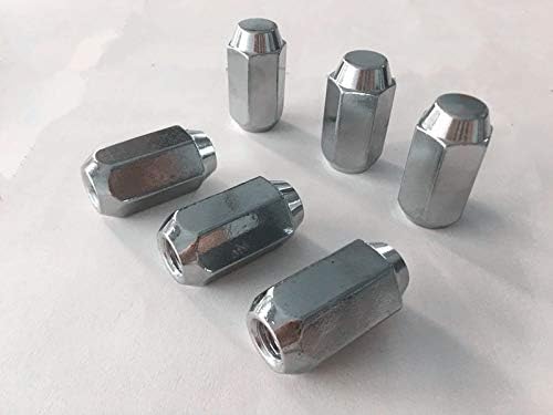 20pcs 1,38 Chrome 12mm x 1,5 porcas de pinça de roda Fit 1999 Honda Civic pode se encaixar nas jantes OEM, o comprador precisa