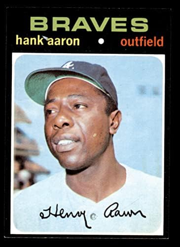 1971 Topps 400 Hank Aaron Atlanta Braves nm Braves