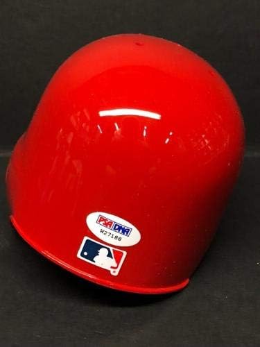 Reggie Willits assinado Anaheim Angels Baseball Mini -Helmet PSA W27188 - Mini Capacetes MLB autografados